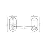Digital Door Lock ISON H-9913 SL สีบรอนซ์เงิน-3