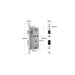 Digital Door Lock ISON SSL-M5101 BL ,Mortise 6072-7